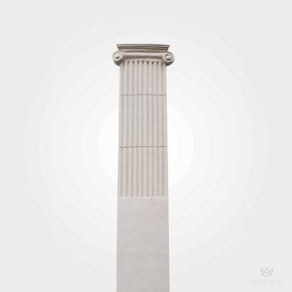 Modern Marble Sculpture - Classic Ionic Pilasters