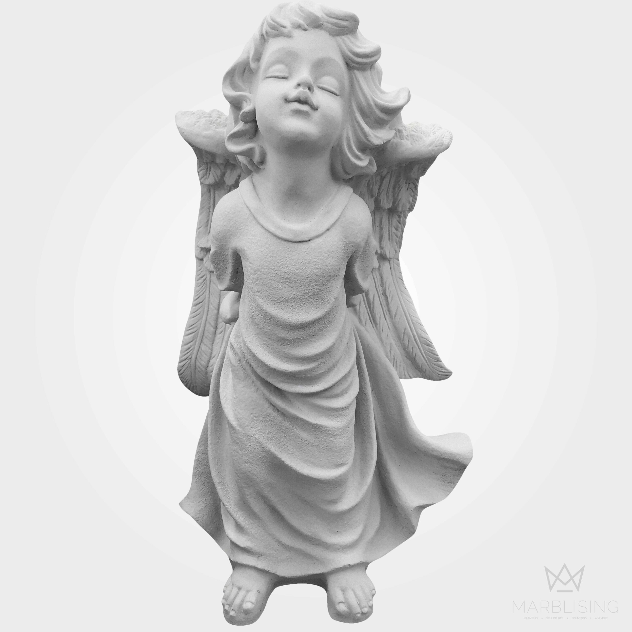 Marble Sculptures - Cupid in a Dress