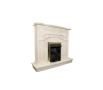 Simplistic Marble Fireplace