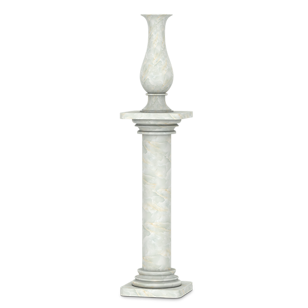 Column and Vase Planter