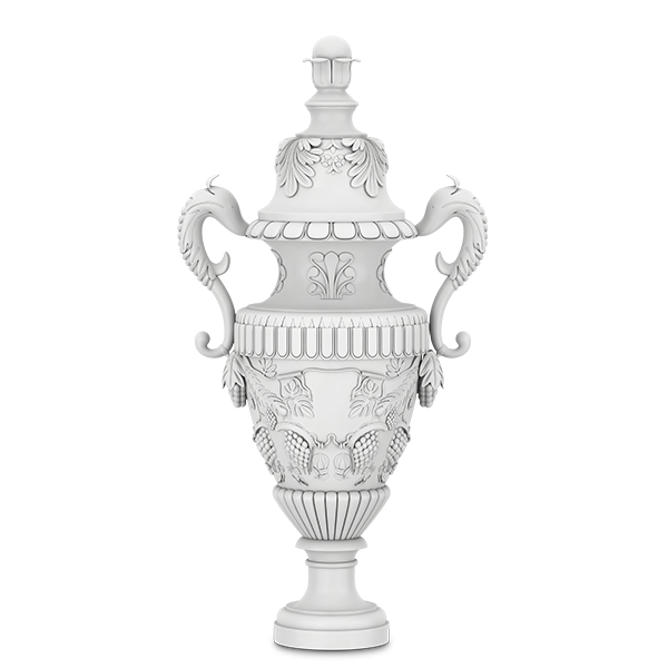 Grapes and Acanthus Urn