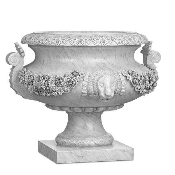 Marble-Floral-Swags---Classic-Planter---01