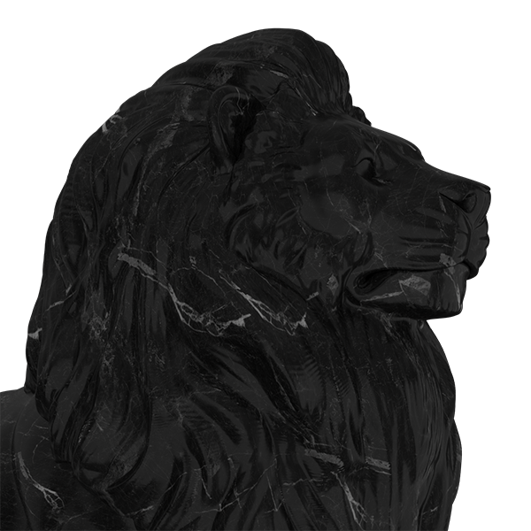 Pedestal Lion