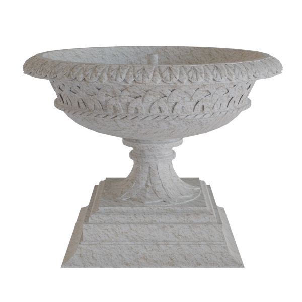 Marble Fountains - Woven Urn Marble Fountain
