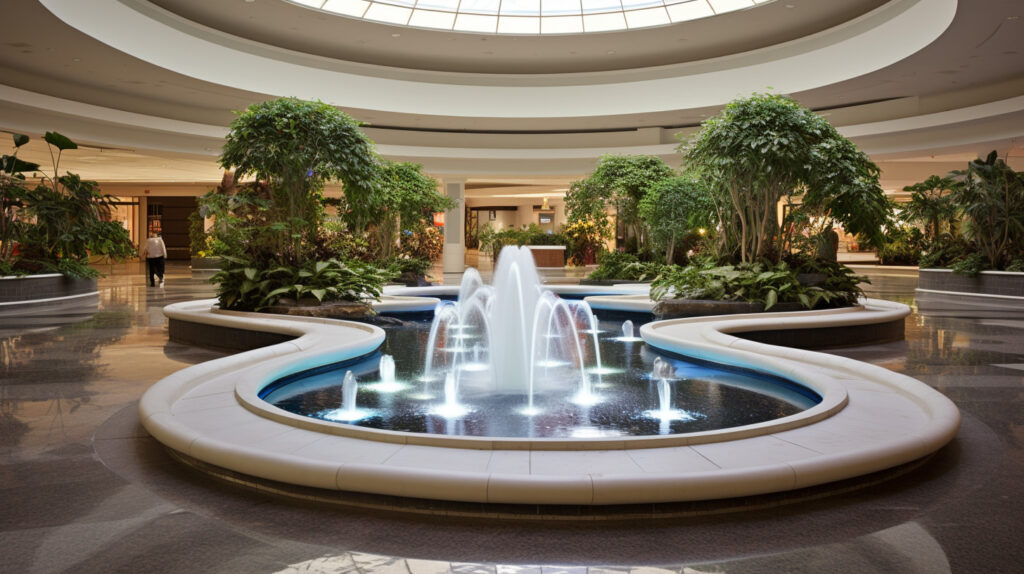 Transform a mall into an oasis of serenity